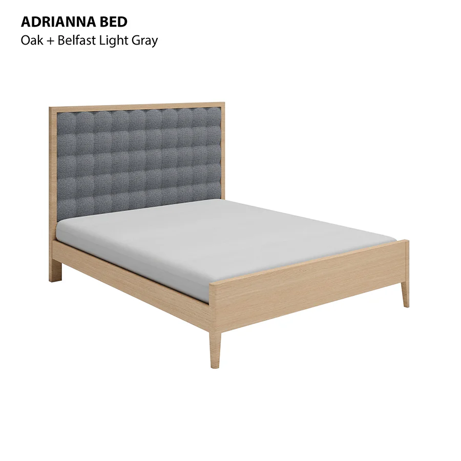 Adrianna 54x75" Bed - Oak - Image 4