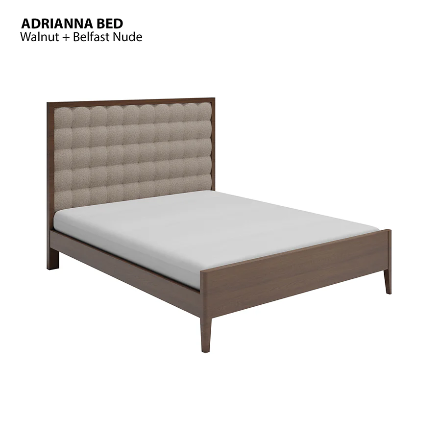 Adrianna 60x75" Bed - Walnut Brown - Image 3