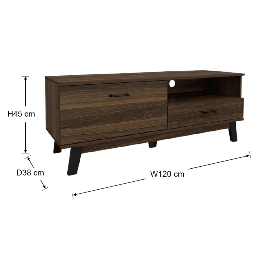 Aiden 120 cm Low TV Rack - Image 17