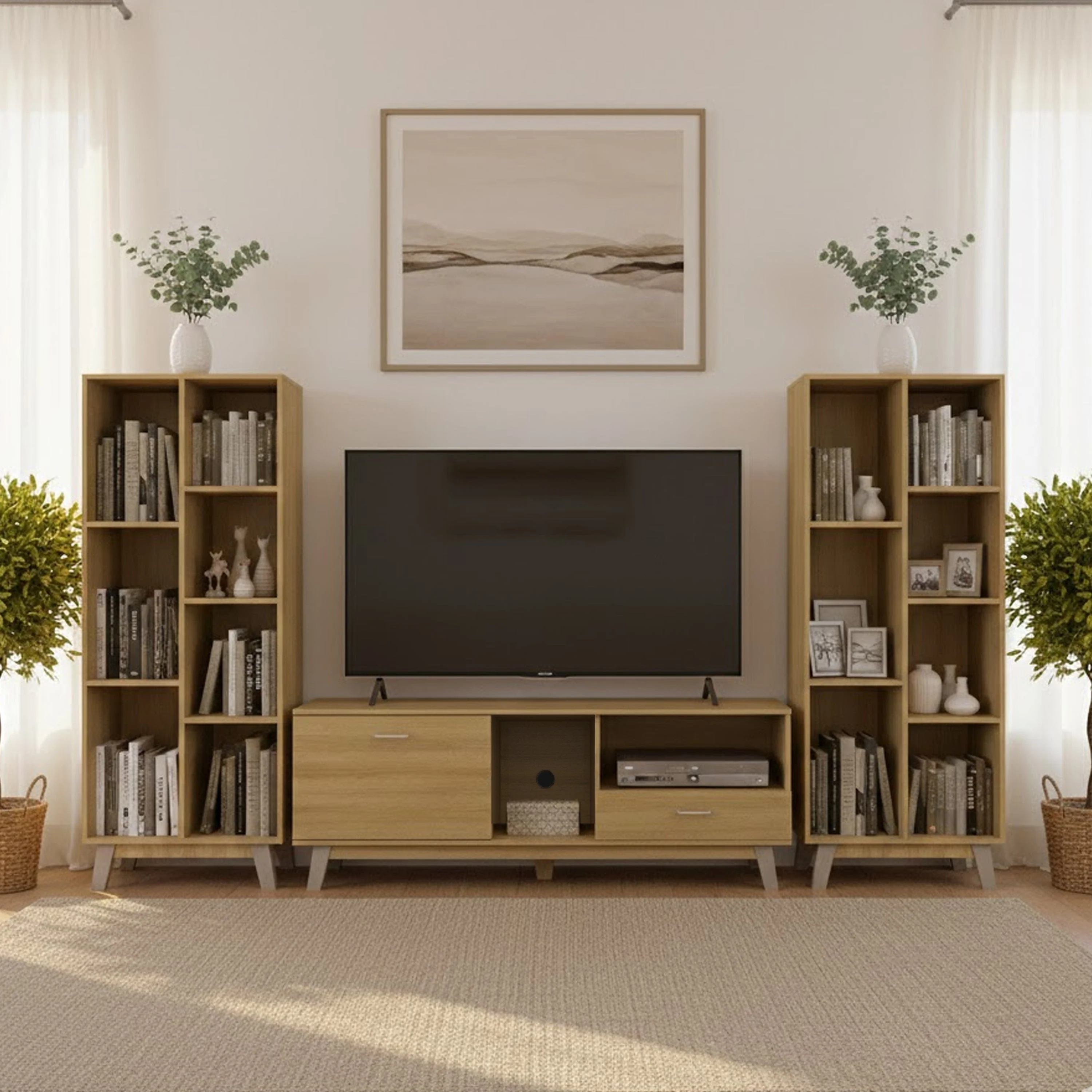 Aiden 60 cm High Bookcase - Image 3