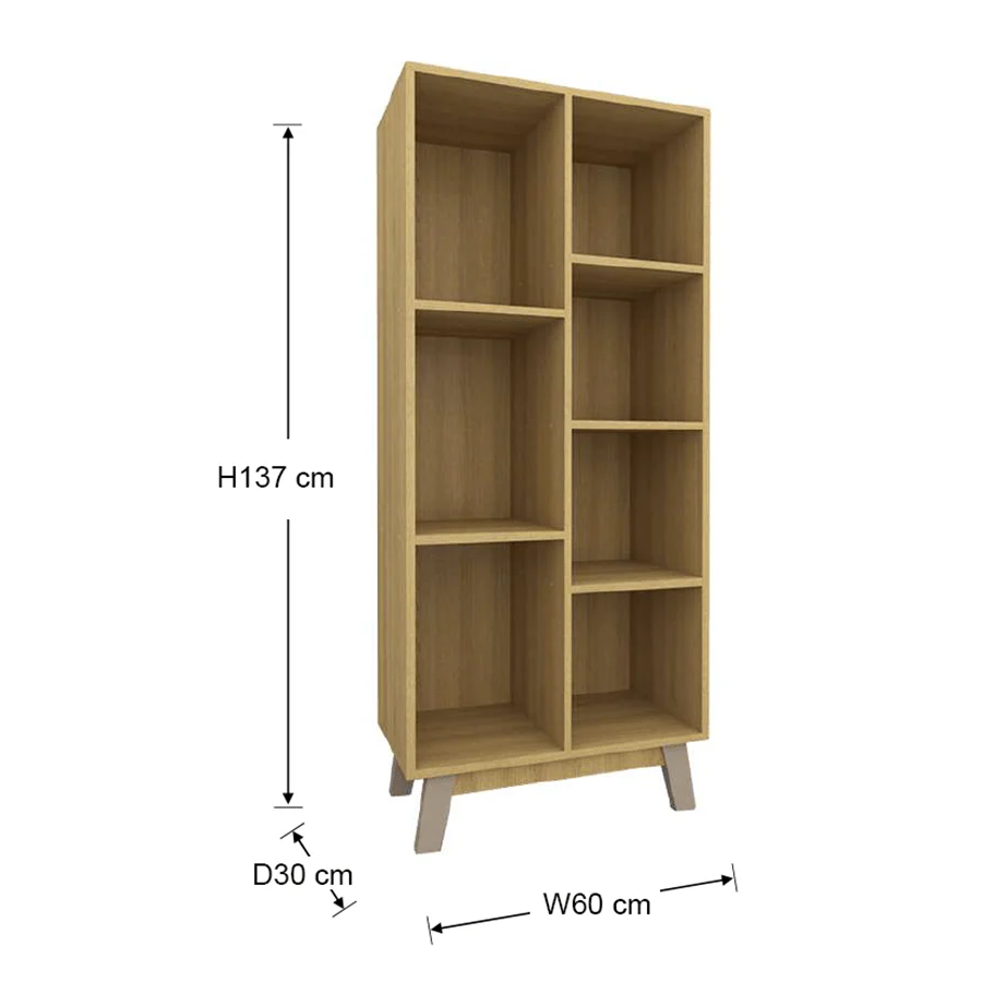 Aiden 60 cm High Bookcase - Image 8
