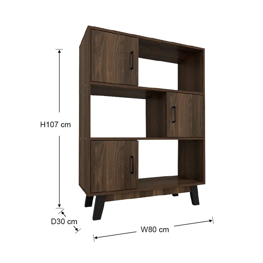 Aiden 80 cm Mid Bookcase - Image 9