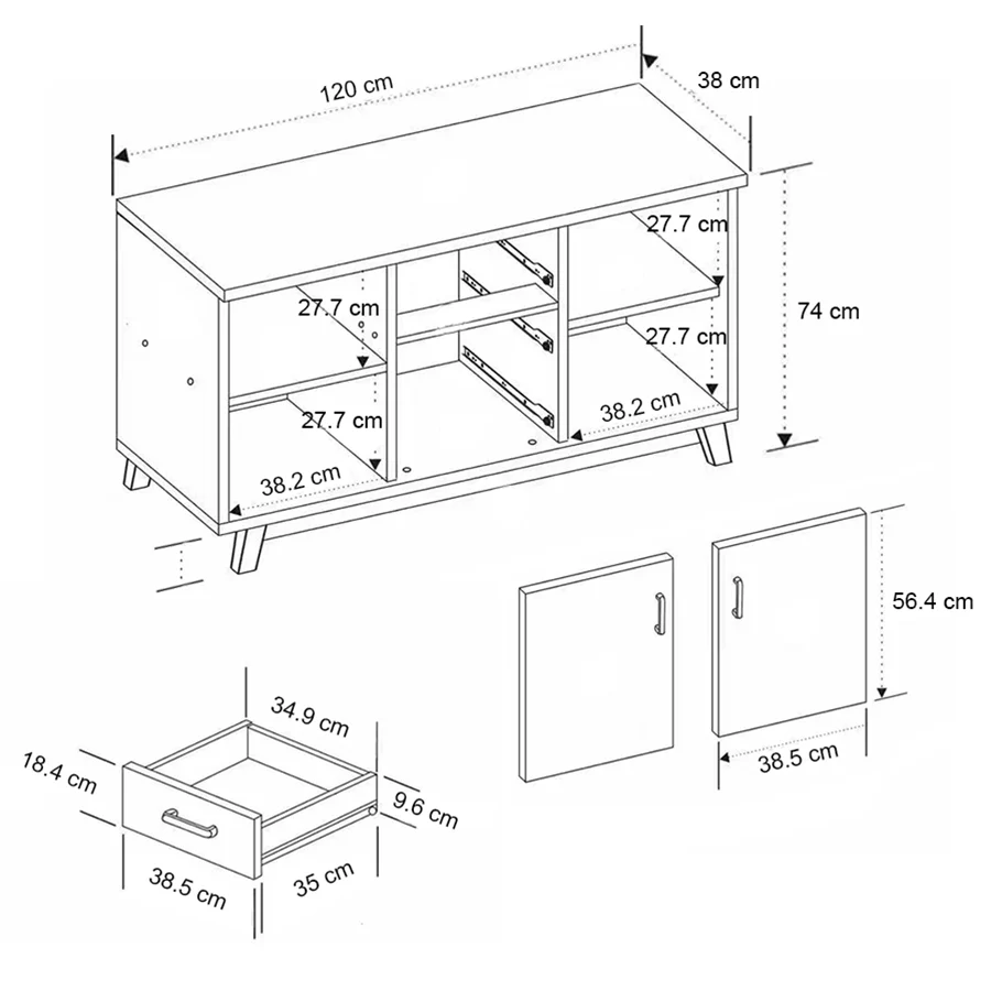 Aiden Buffet Cabinet - Image 22