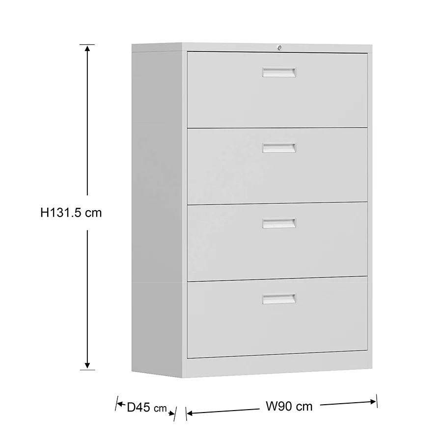 Alex Lateral 4 Drawer Cabinet - Image 6