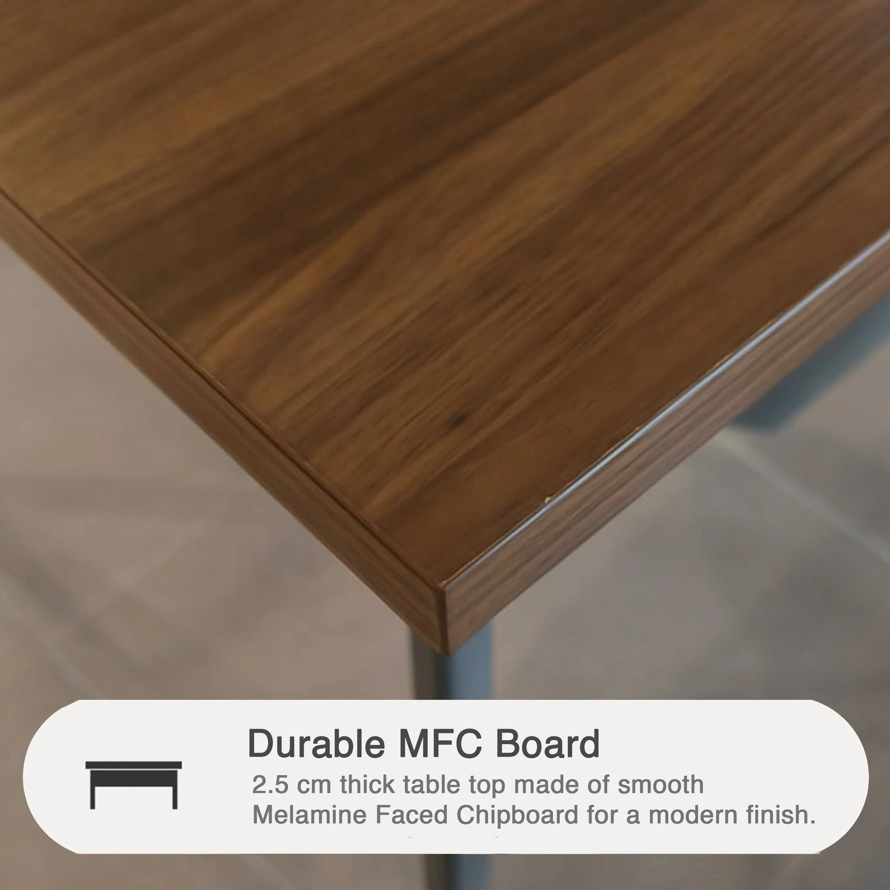 Alice 160 cm Executive Desk with Mobile Cabinet - Image 5