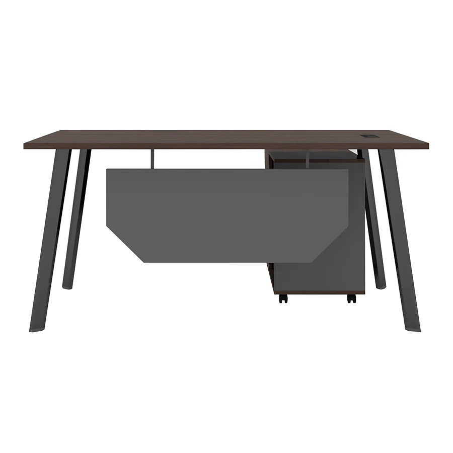 Alice 160 cm Executive Desk with Mobile Cabinet - Image 8