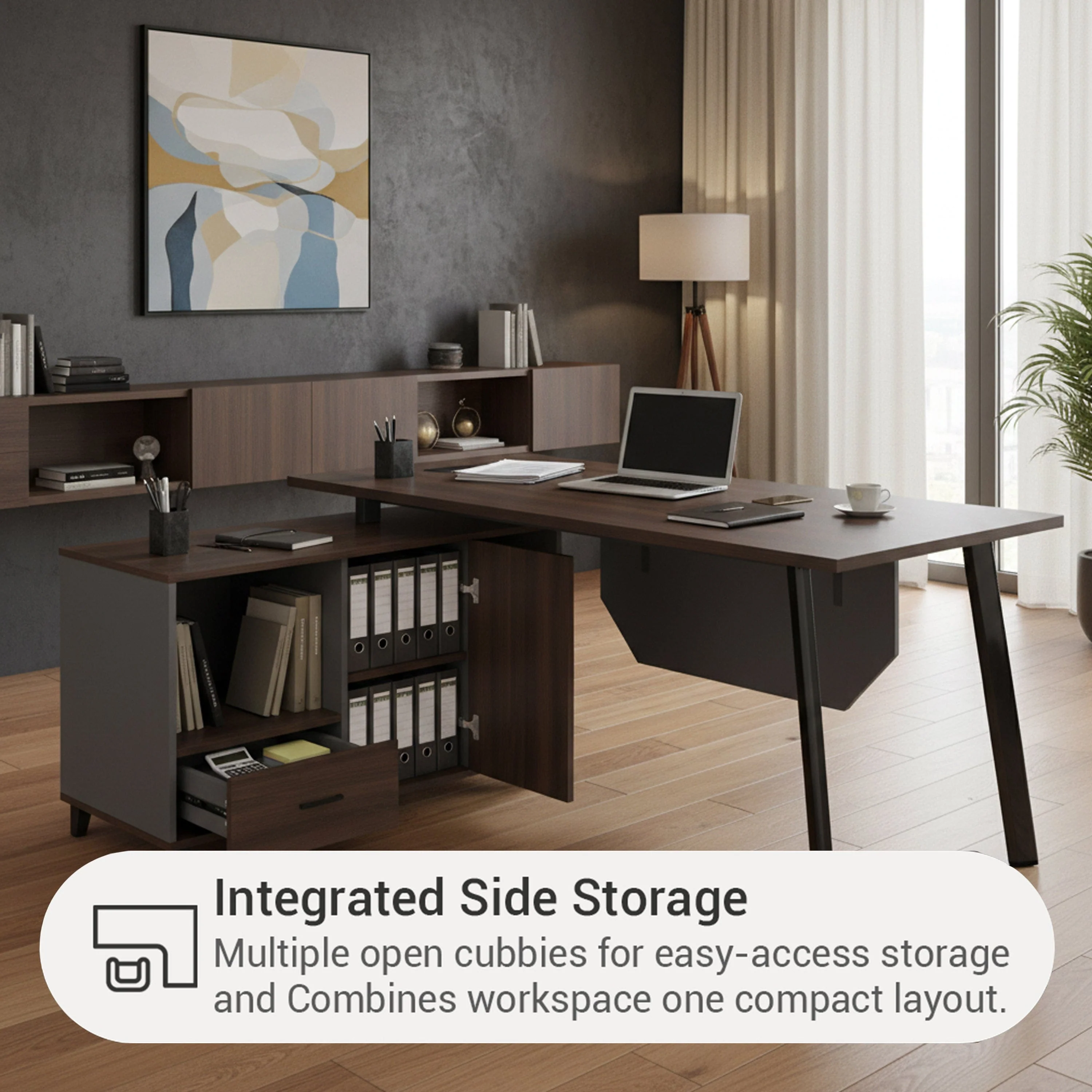 Alice 180 cm Fix Executive Desk - Image 4