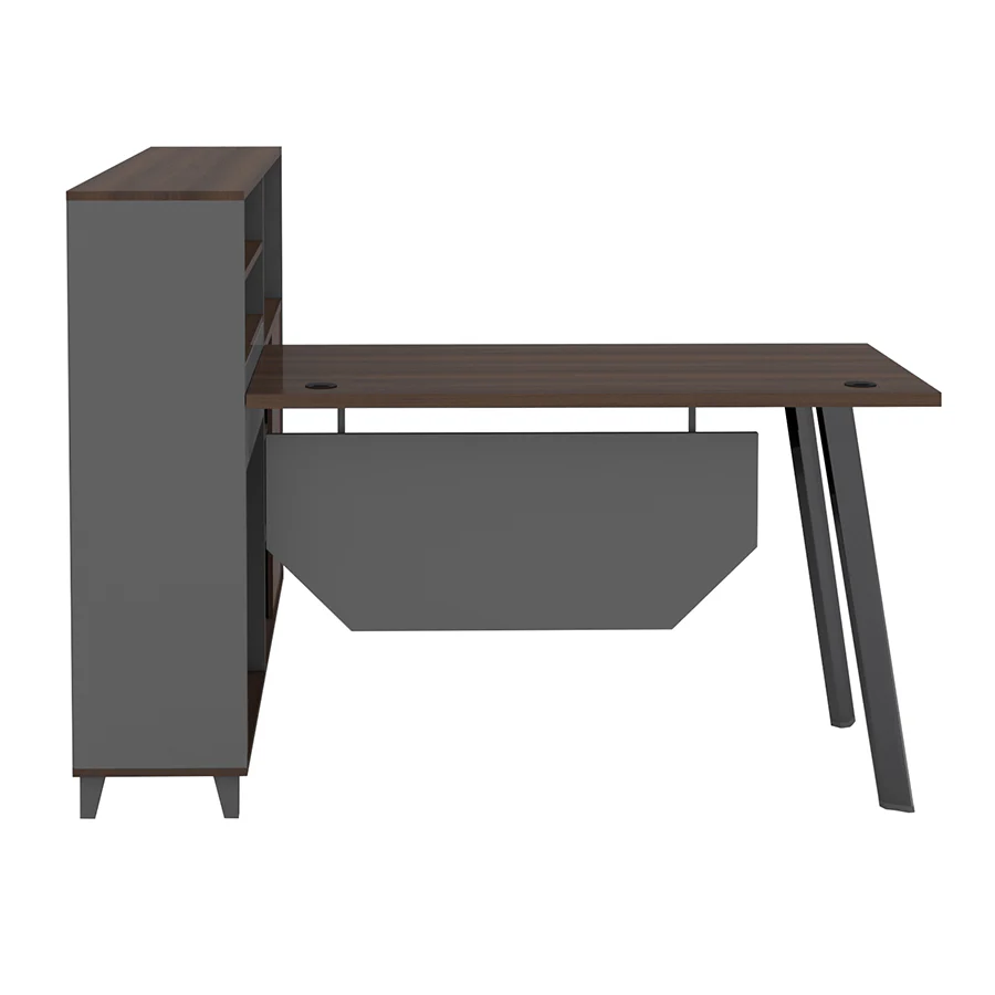 Alice 1S Desk with Side Storage Cabinet - Image 8