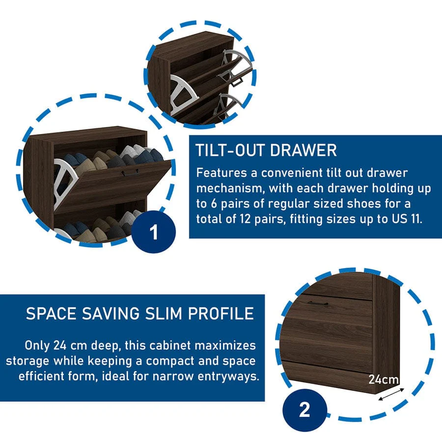 Miller 2door Shoe Cabinet - Image 24