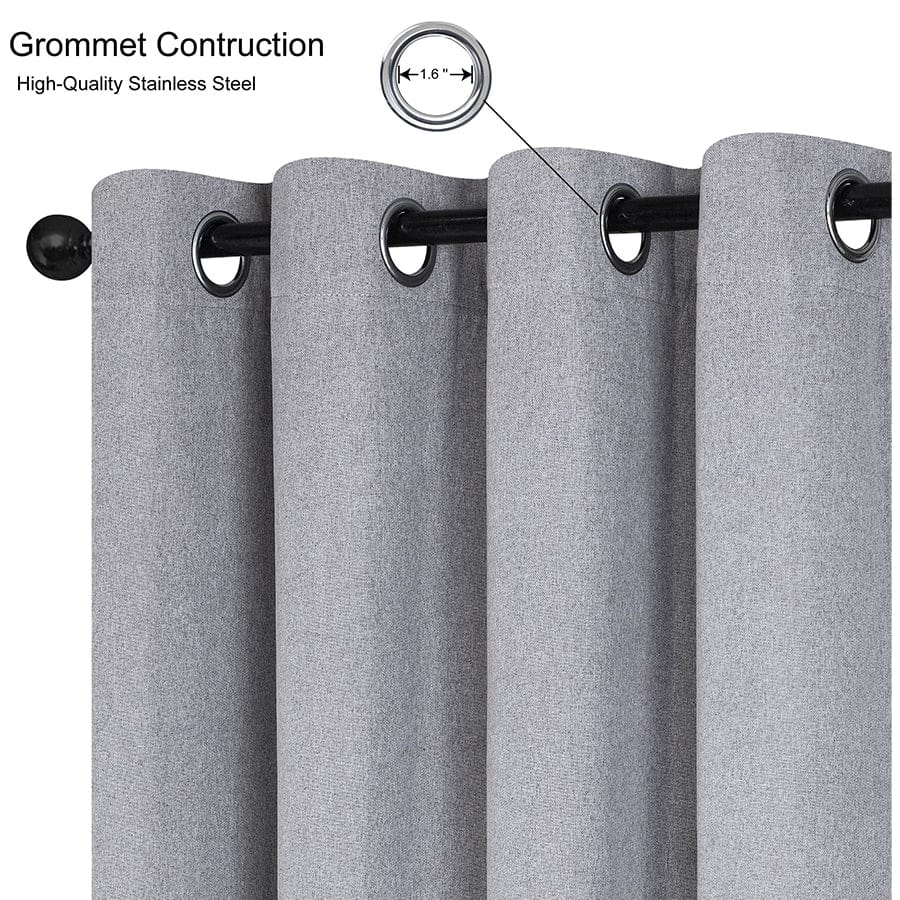 Alix Full Blackout Linen Curtain - Image 5