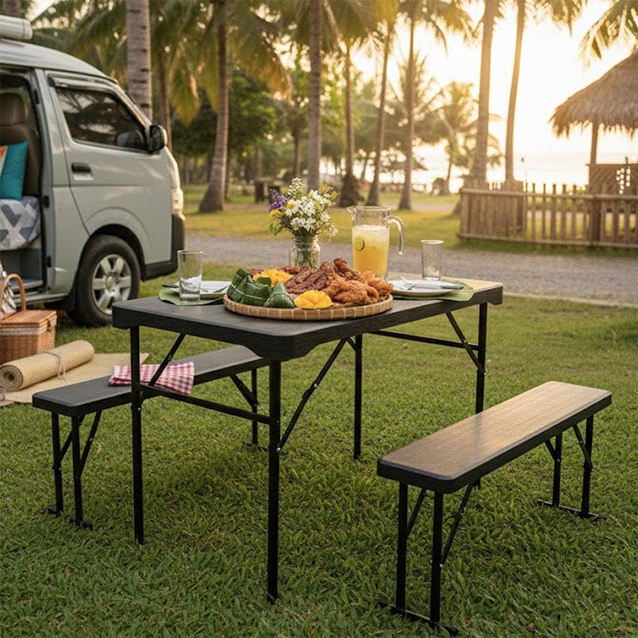 Anders Beer Table & Bench - Image 3
