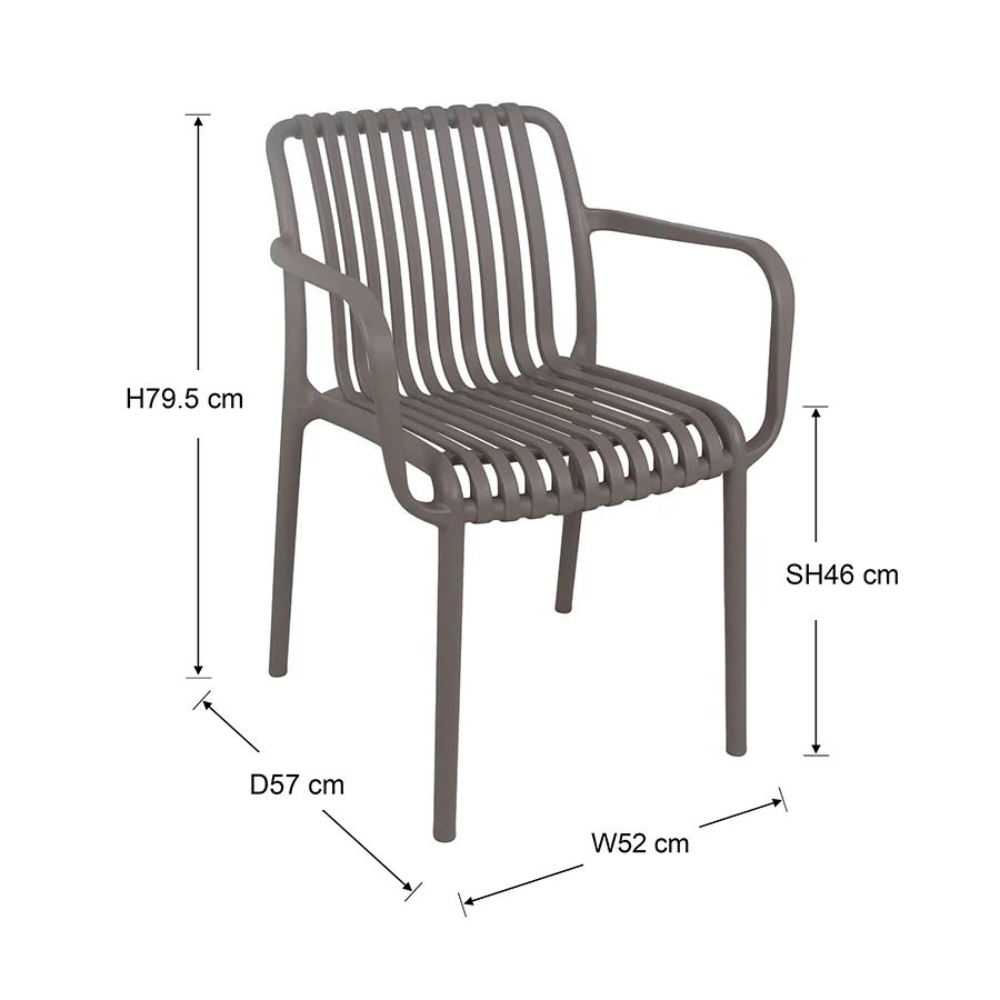 Andre Outdoor Arm Chair - Image 9