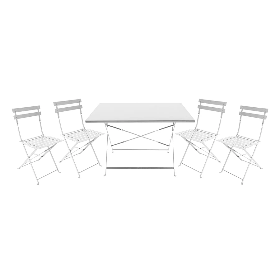 Ansel Outdoor Square 4 Seater Dining Set - Image 13