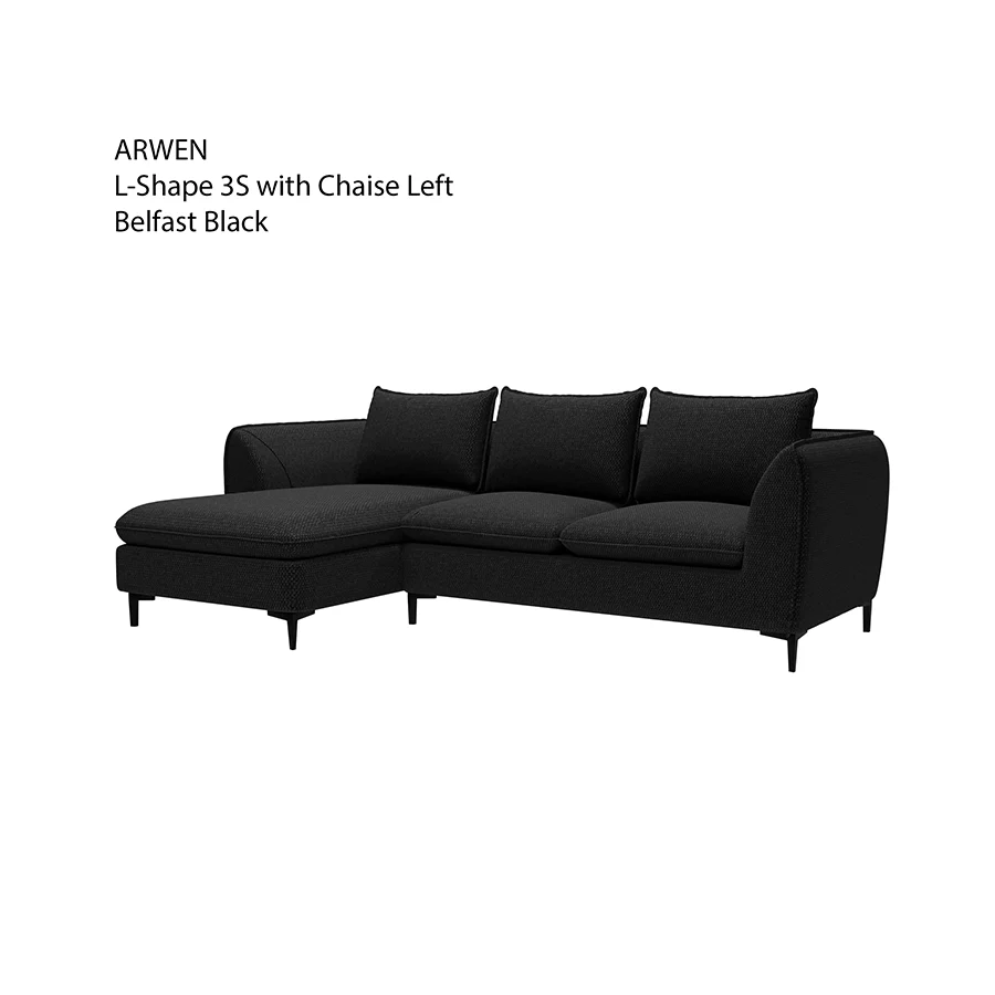 Arwen 3 Seat with Chaise (Left Facing) Sofa - Image 12