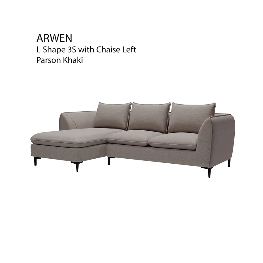 Arwen 3 Seat with Chaise (Left Facing) Sofa - Image 3