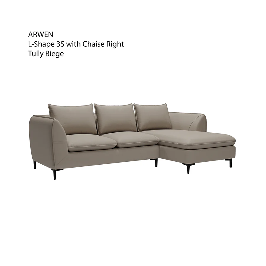 Arwen 3 Seat with Chaise (Right Facing) Sofa - Image 13