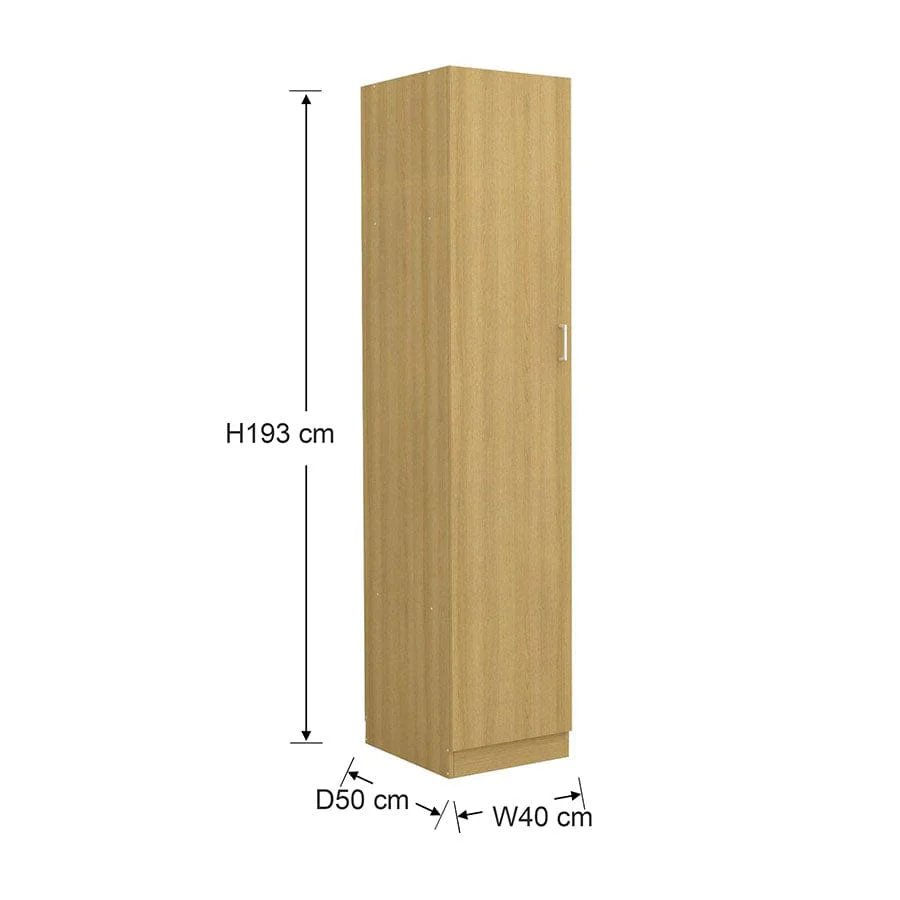 Asher 1 Door Wardrobe - Image 12