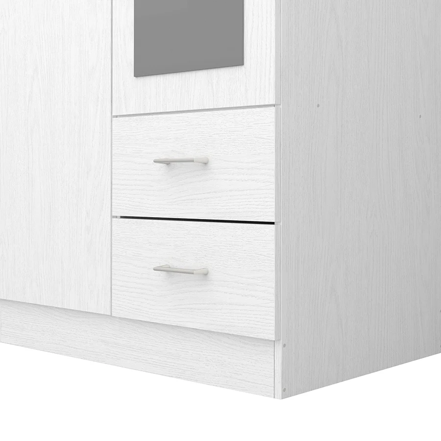 Asher 2 Door Wardrobe with Mirror - Image 21