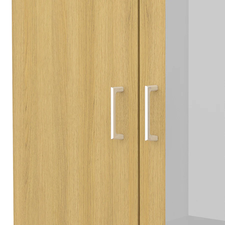 Asher 2 Door Wardrobe with Mirror - Image 6