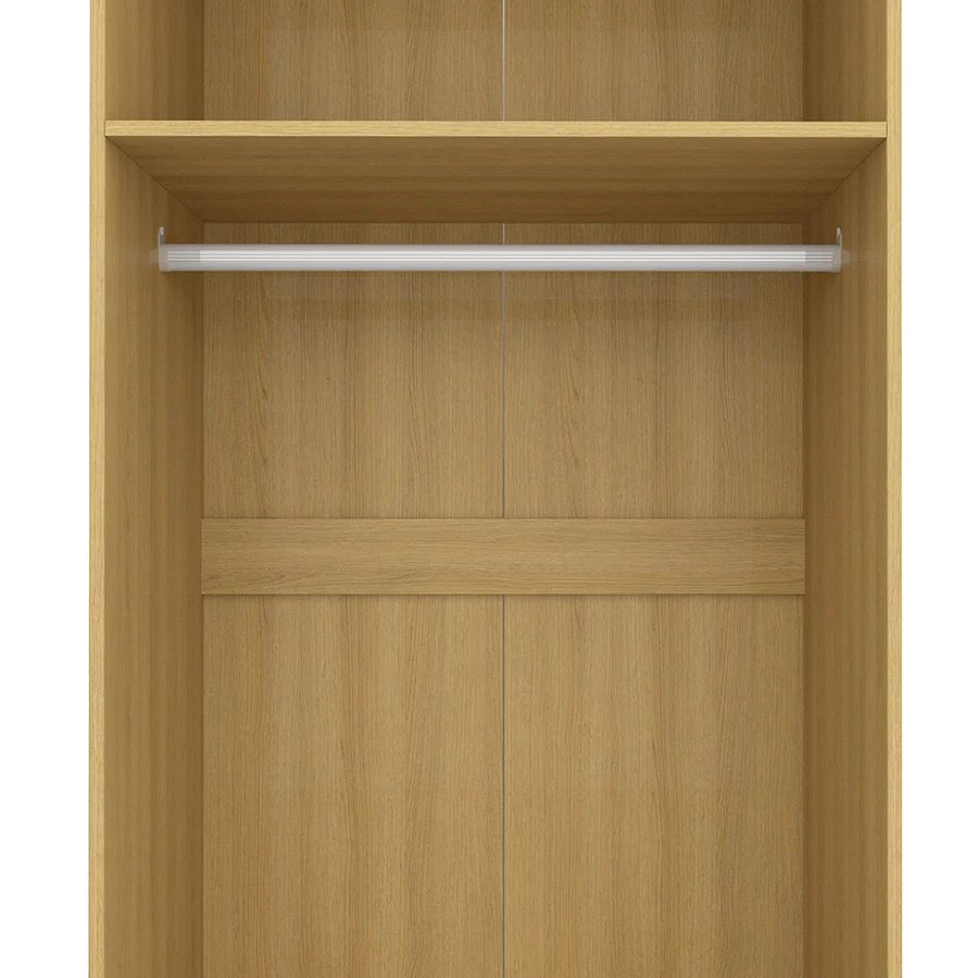 Asher 2 Door Wardrobe with Mirror - Image 7