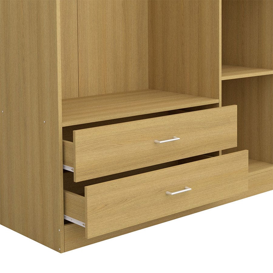 Asher 3 Door Wardrobe with Mirror - Image 21