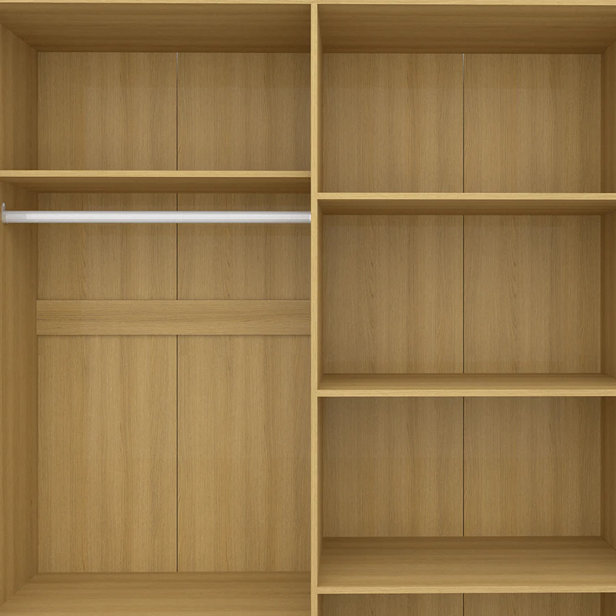 Asher 4 Door Wardrobe with Mirror - Image 21