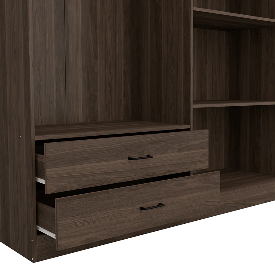 Asher 4 Door Wardrobe with Mirror - Image 9
