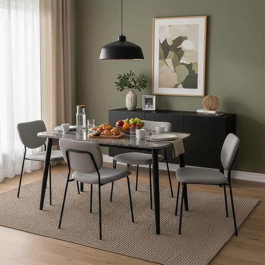 Aubrey + Maya 4 Seater Dining Set - Image 3