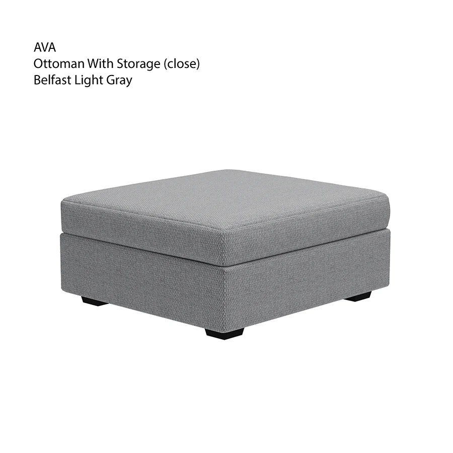 Ava Ottoman with Storage - Image 18