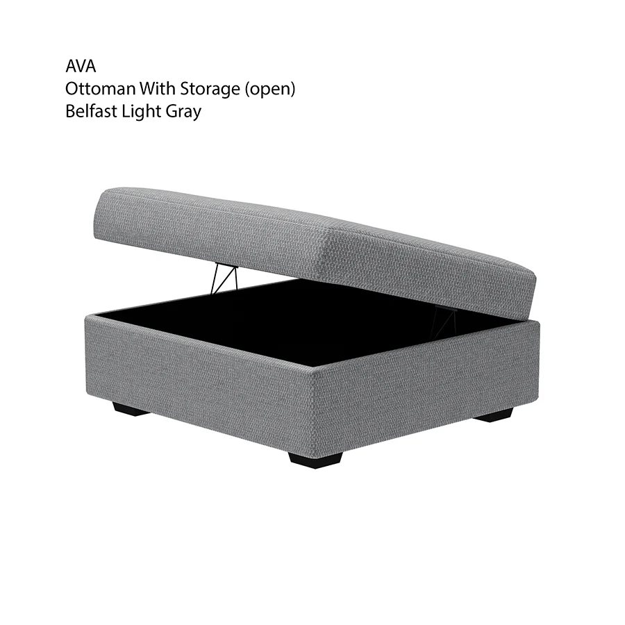 Ava Ottoman with Storage - Image 20