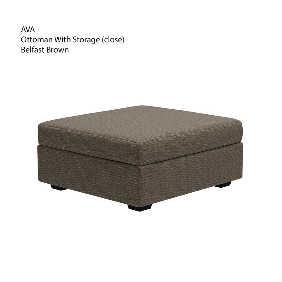 Ava Ottoman with Storage - Image 26