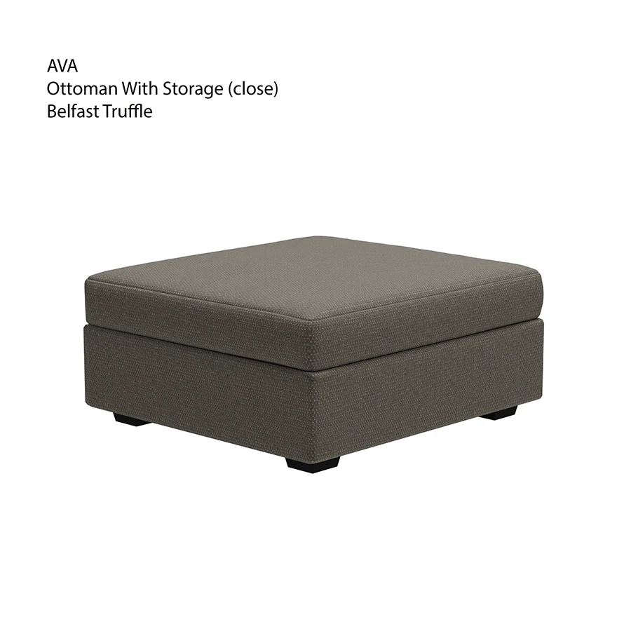 Ava Ottoman with Storage - Image 38
