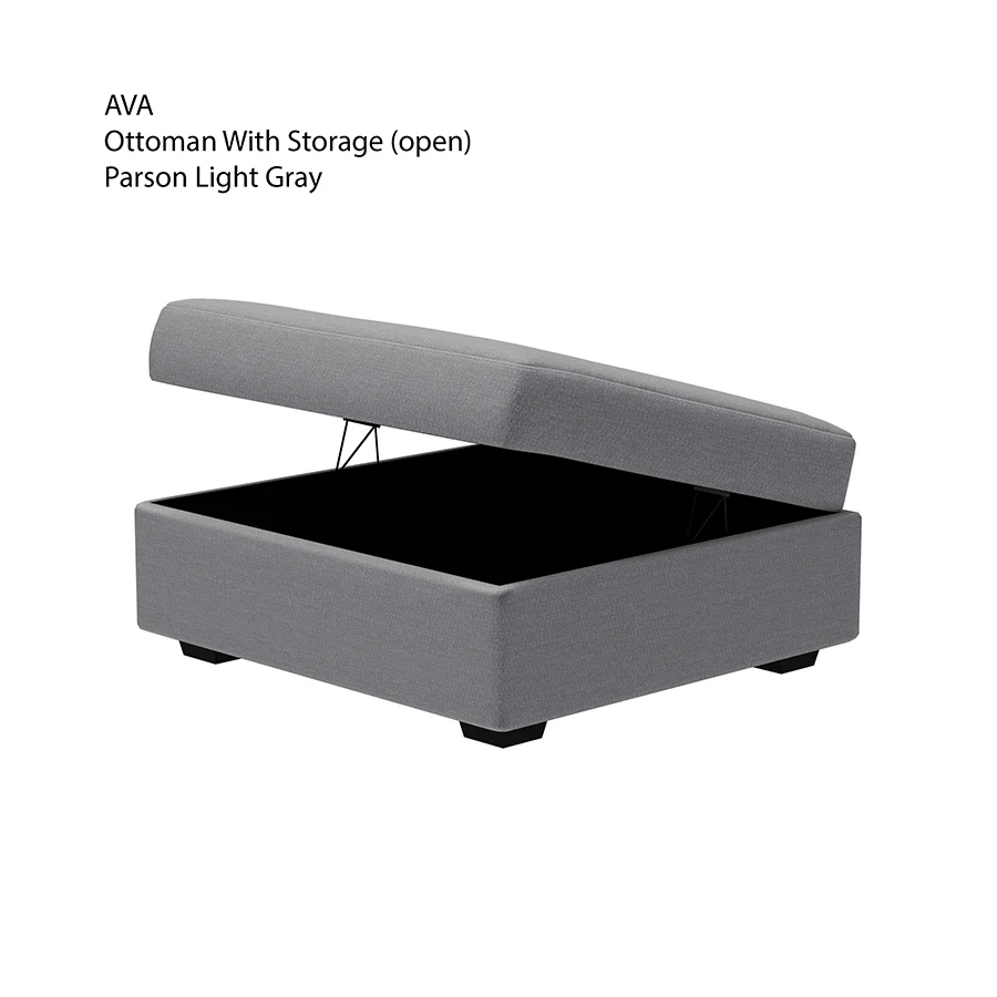 Ava Ottoman with Storage - Image 4