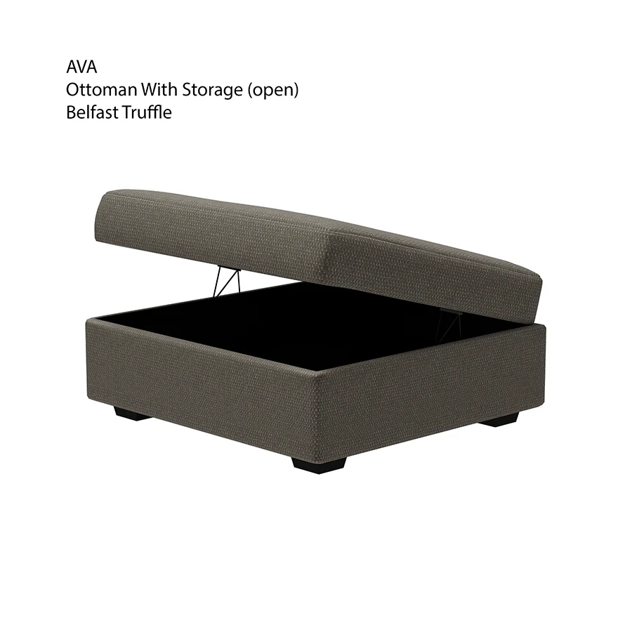 Ava Ottoman with Storage - Image 40