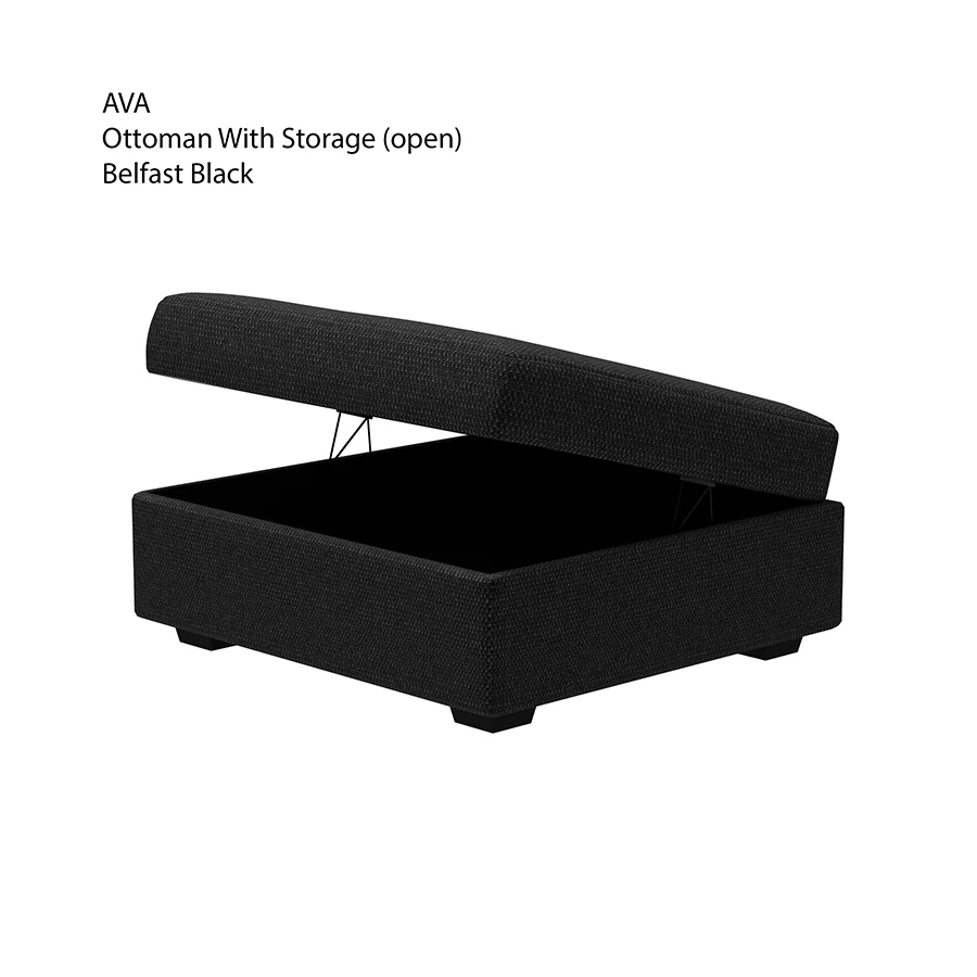 Ava Ottoman with Storage - Image 44