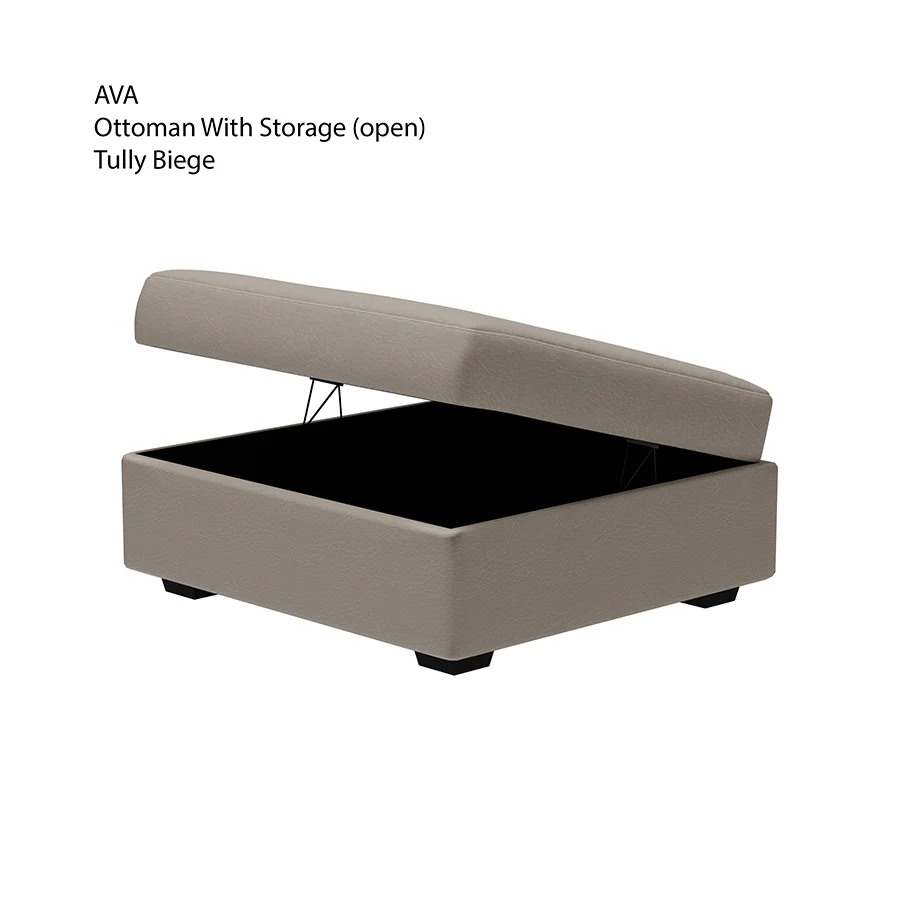 Ava Ottoman with Storage - Image 48