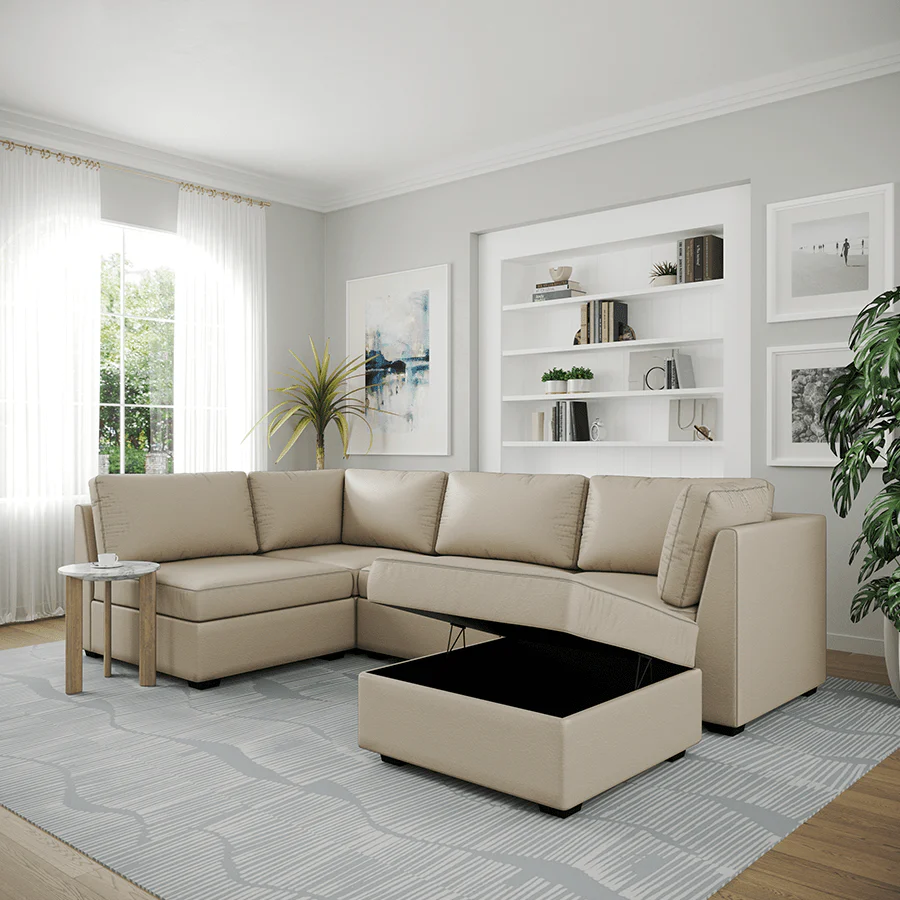 Ava Ottoman with Storage - Image 49