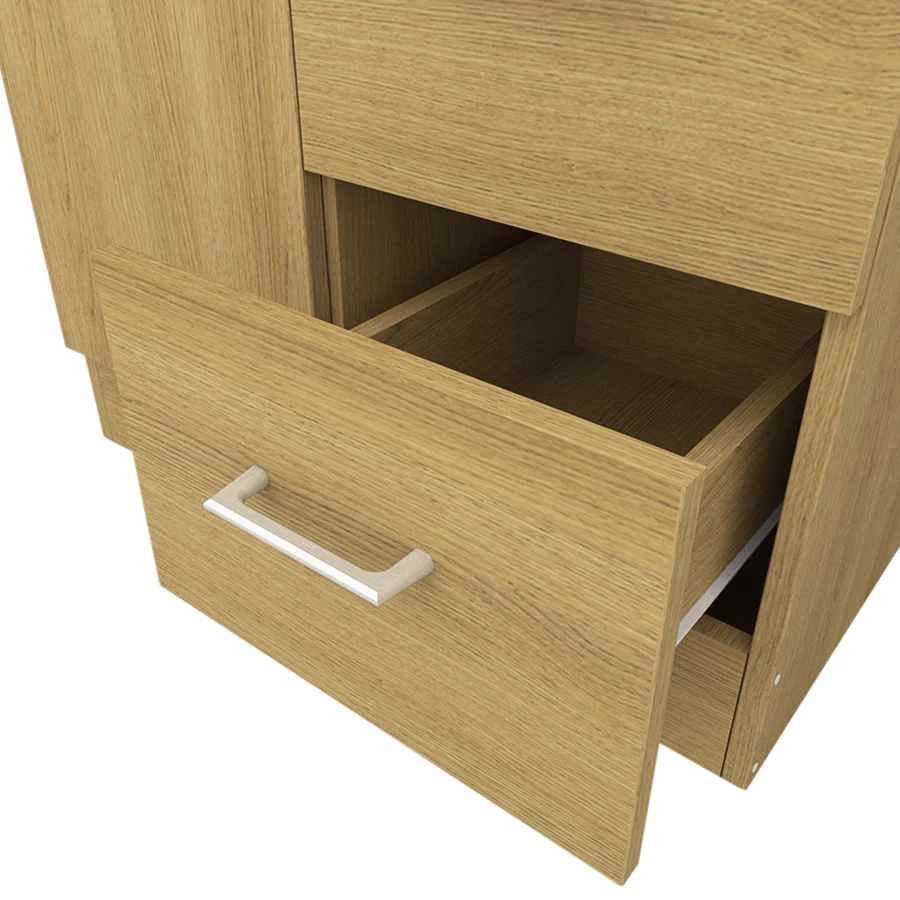 Averie 2 Door with 2 Shelves 2 Drawer Wardrobe - Image 22