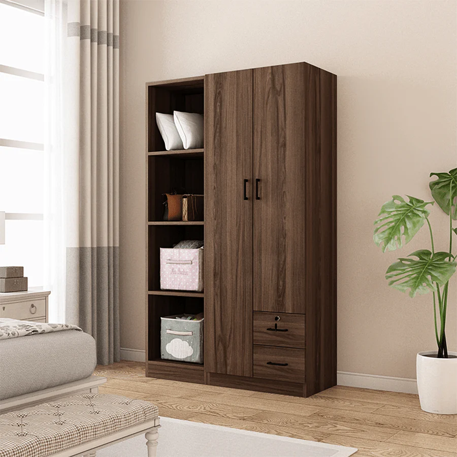 Averie 2 Door with 2 Shelves 2 Drawer Wardrobe - Image 30