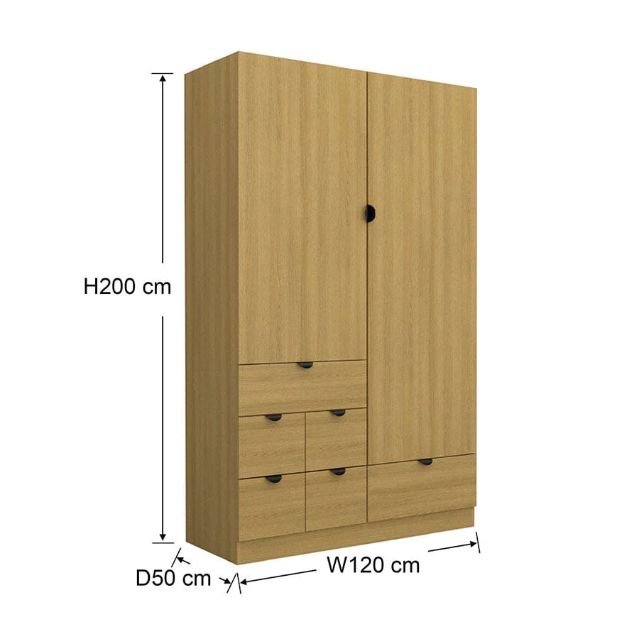 Yoshi 2door Wardrobe - Image 25