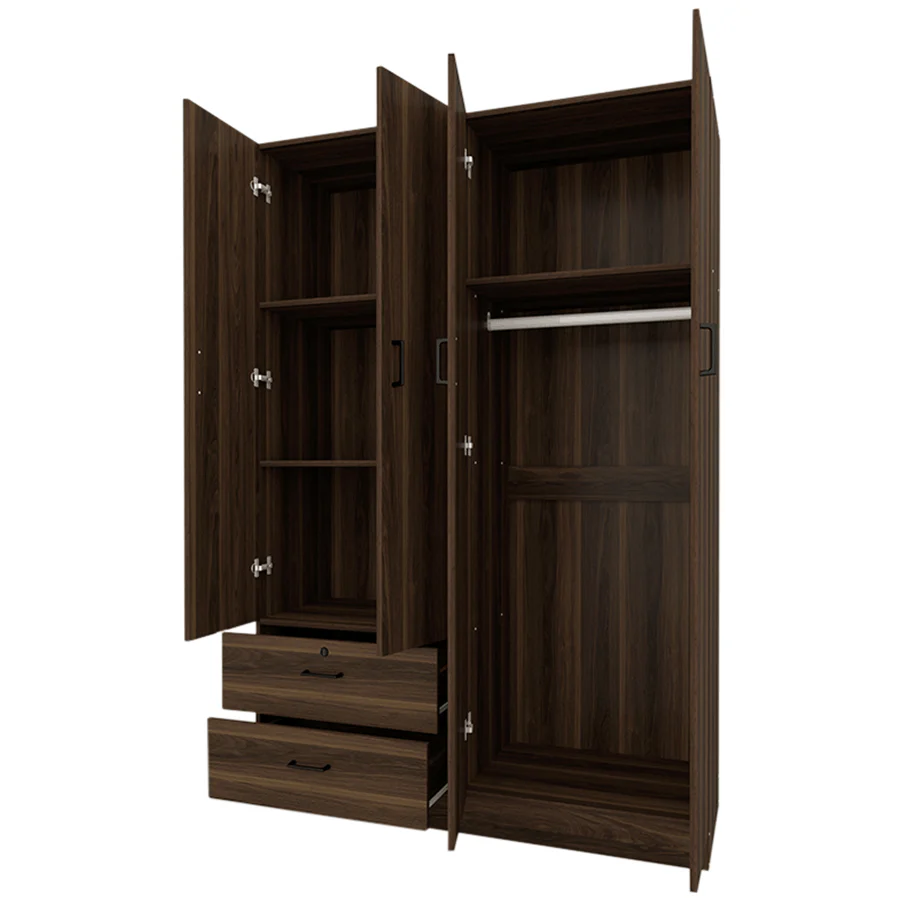 Averie 4 Door with 2 Drawer Wardrobe - Image 6