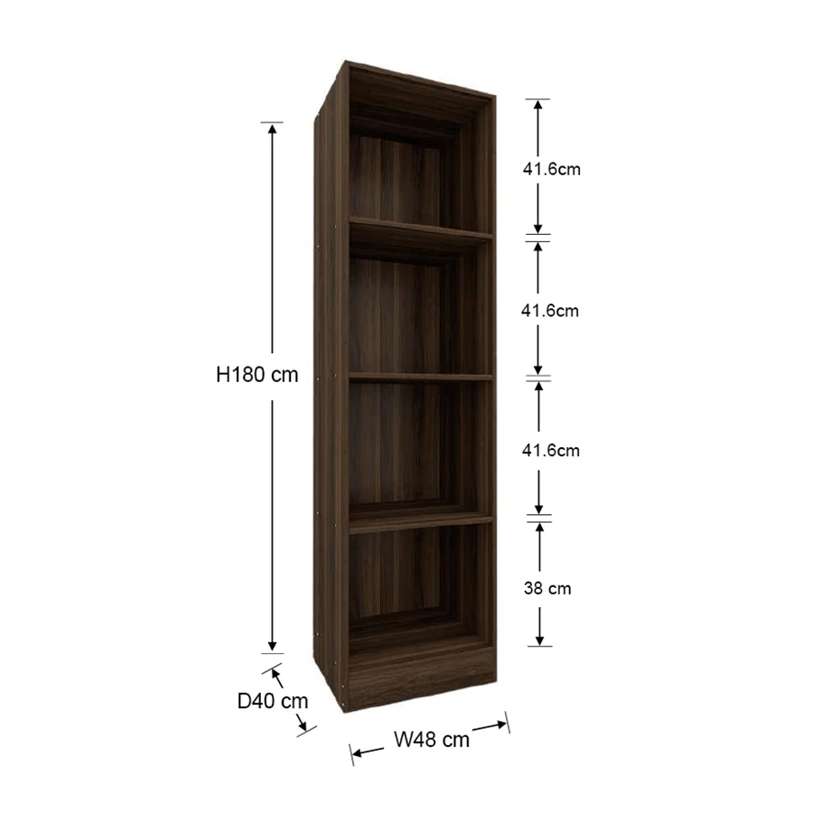 Averie Open Wardrobe with 4 Shelves - Image 18