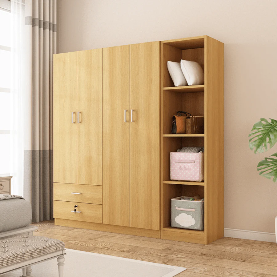 Averie Open Wardrobe with 4 Shelves - Image 5