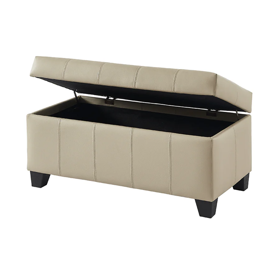 Averill Storage Bench - Faux Leather - Image 6