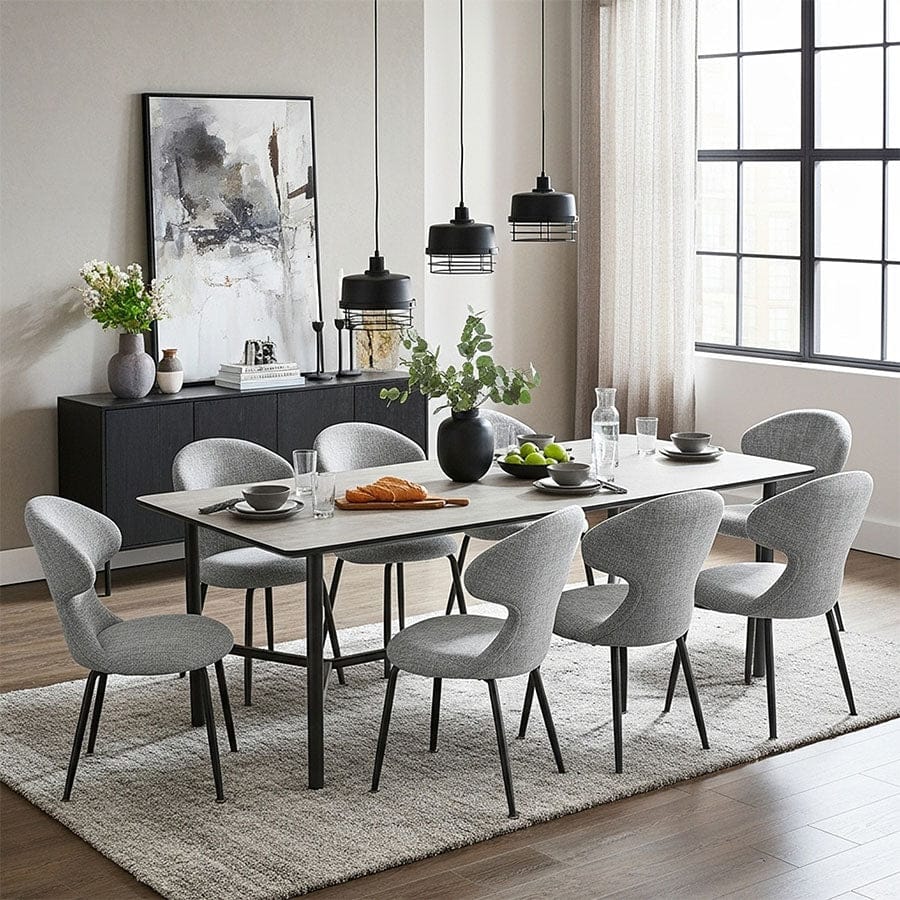 Baltimore 8 Seater Dining Set - Image 2
