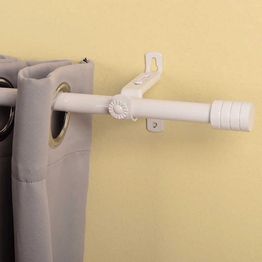Basic Adjustable White Curtain Rod - Image 23
