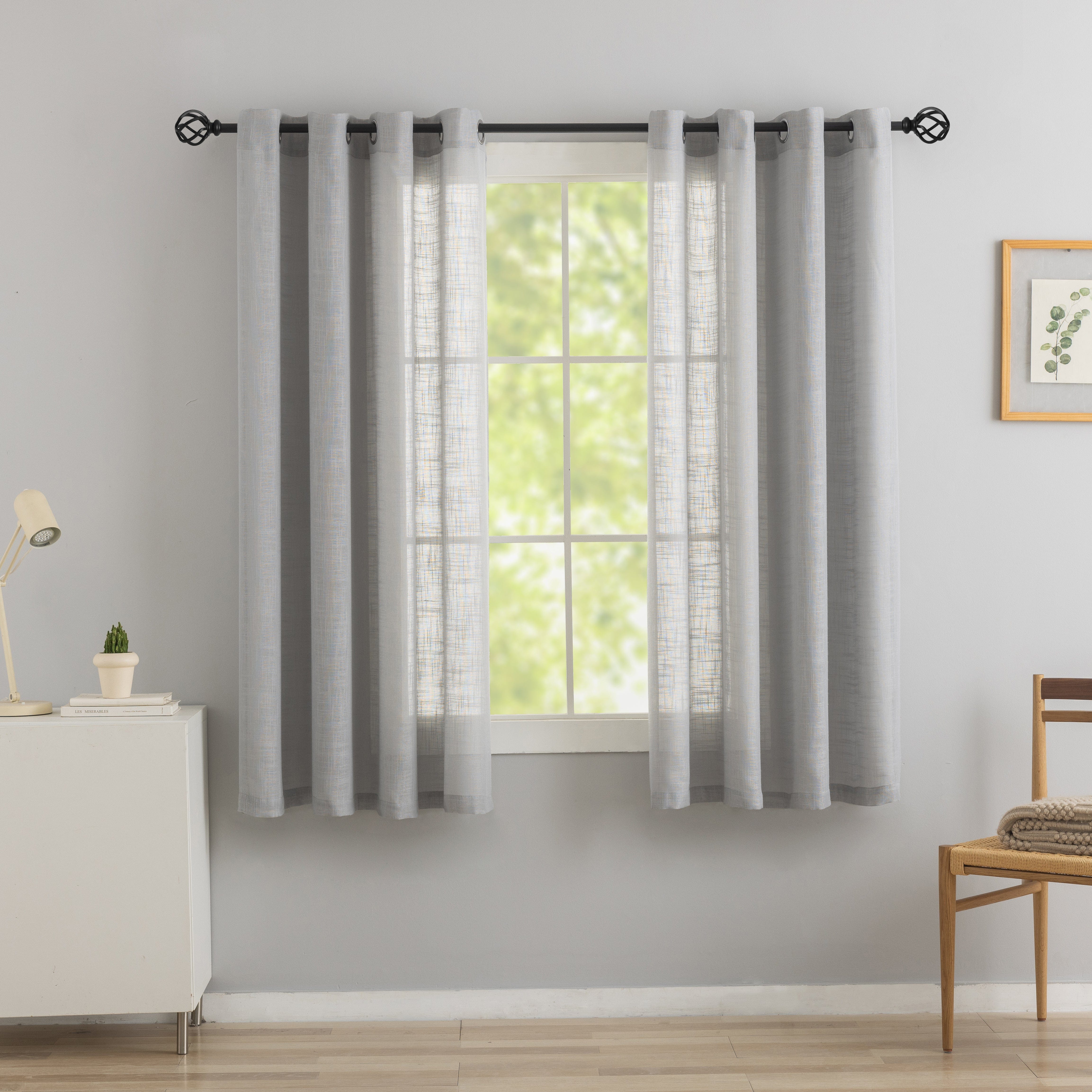 Bellis Plain Set of 4 Curtains - Image 5