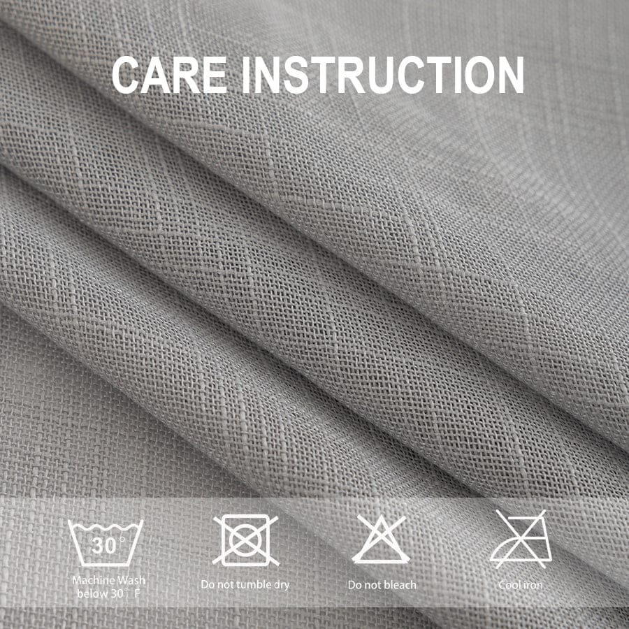 Bellis Plain Set of 4 Curtains - Image 7