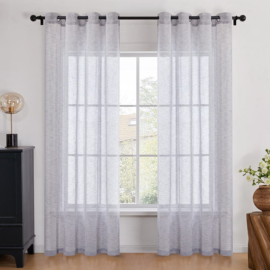 Belysa Plain & Printed Set of 4 Curtains - Image 6