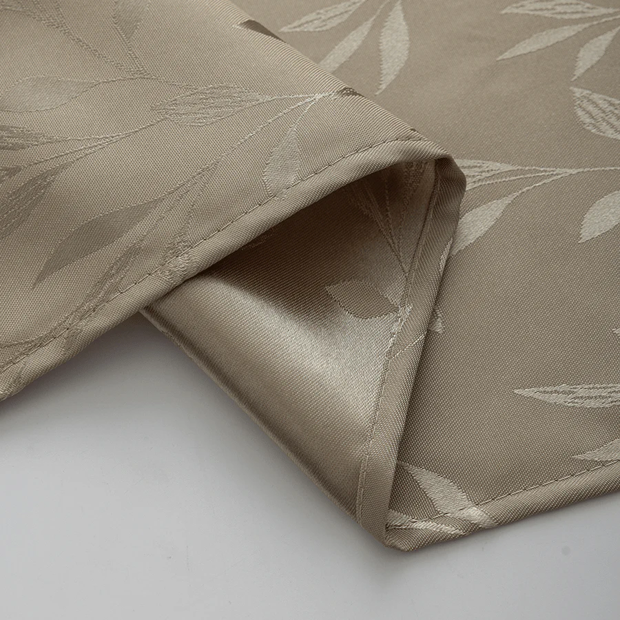 Bett Warm Sand Set of 2 Jacquard Curtains - Image 10